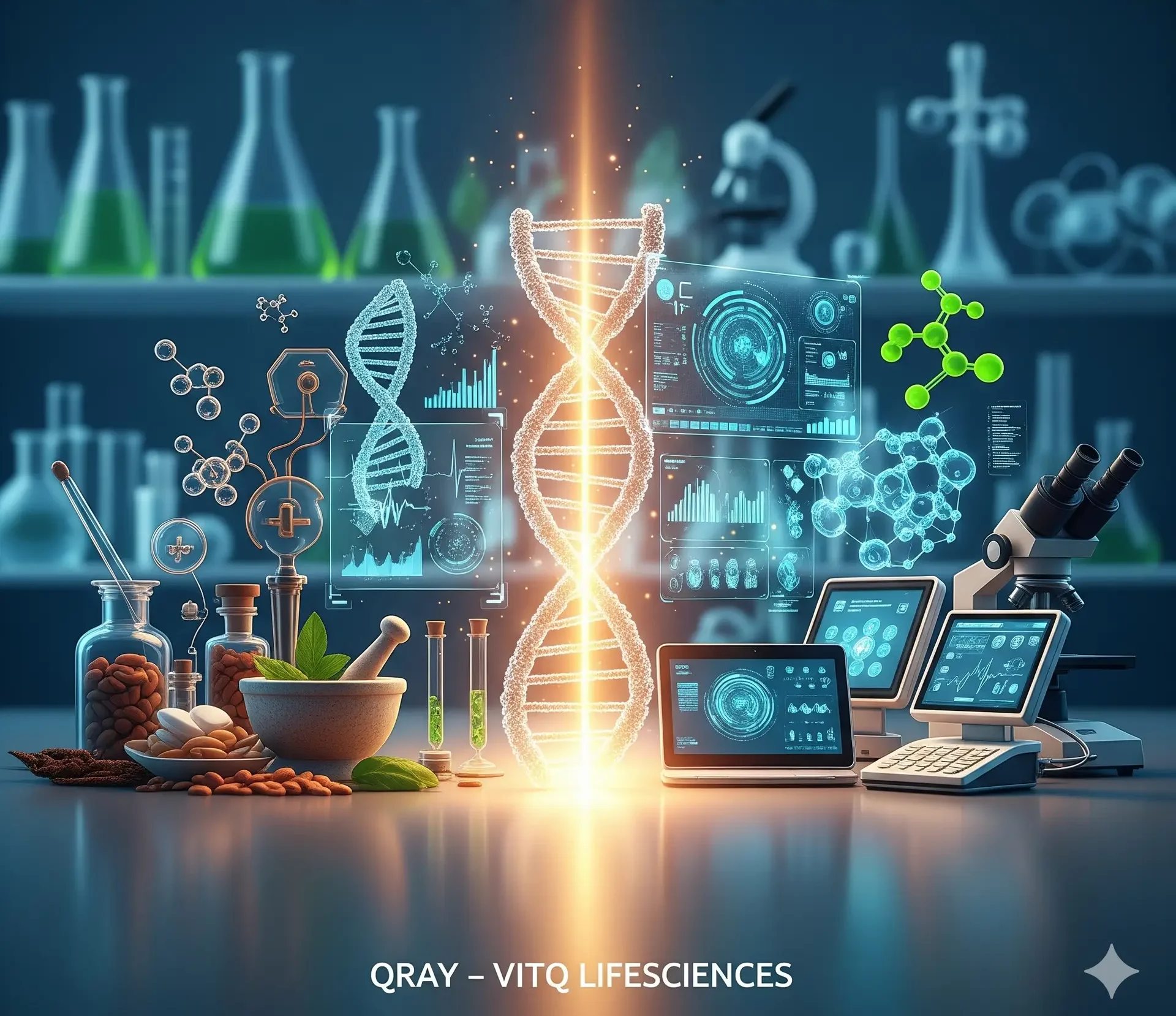 Third party manufacturer vitq lifesciences Qray gmp certified pharma company