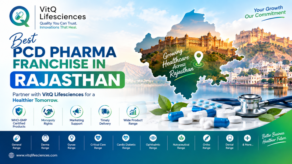 Best PCD Pharma Franchise in Rajasthan | VitQ Lifesciences